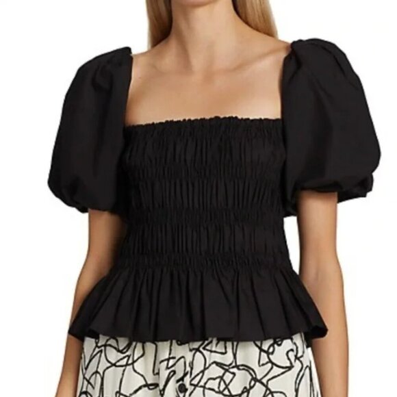 NEW ASTR The Label Savina Top in Black Size S - Picture 1 of 8